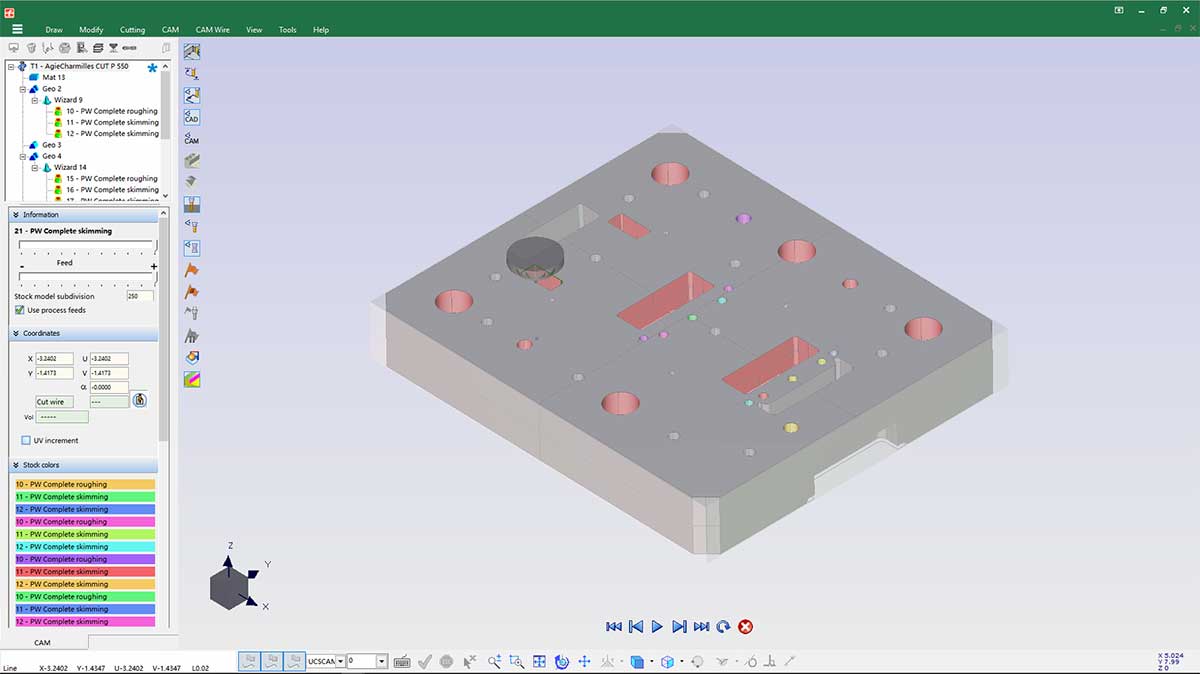 Stock simulation with ACcam.easy