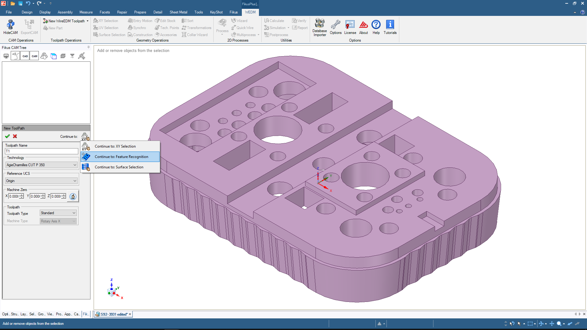 FikusWorks ist als umfassende CAD/CAM-Lösung erhältlich